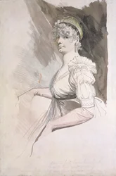 Porträt von Mrs. Fuseli, ca. 1798
